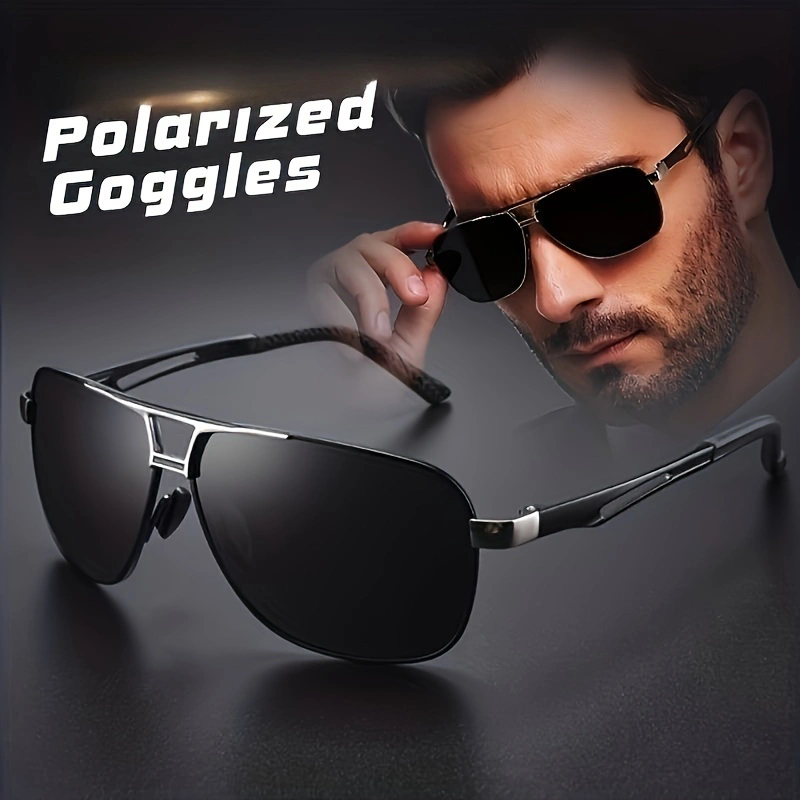 Sunglasses Aviator Polarized - Erkekler için moda Degrade Güneş Gözlüğü