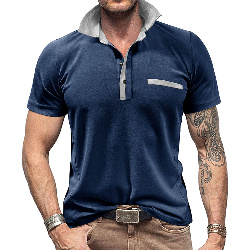 Renk Bloklu Yaka Detaylı Kısa  - Polo Shirt Pique incelemesi ve fiyatı