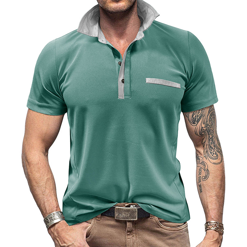 Renk Bloklu Yaka Detaylı Kısa  - Polo Shirt Pique incelemesi ve fiyatı