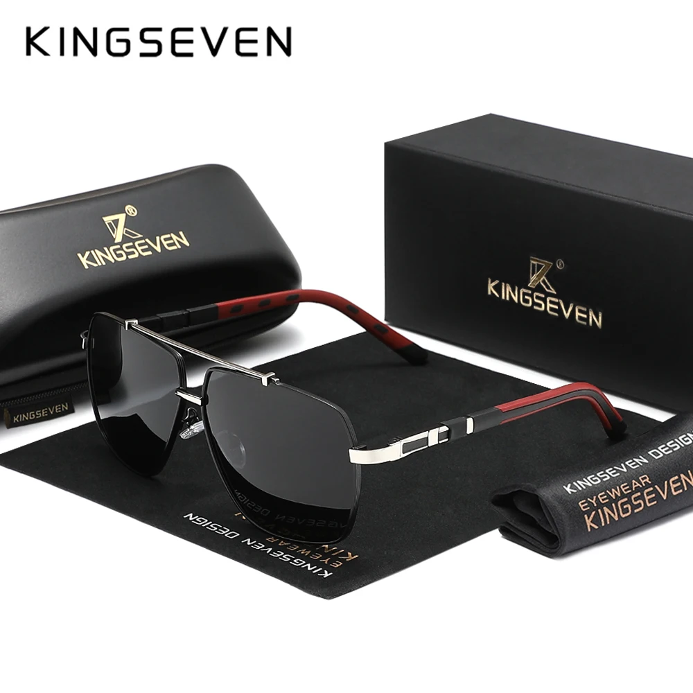 KINGSEVEN Yeni Lüks Güneş Gözl - Sunglasses Aviator Polarized incelemesi ve fiyatı